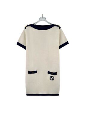 Gucci 2023 collection color-block cotton knit dress